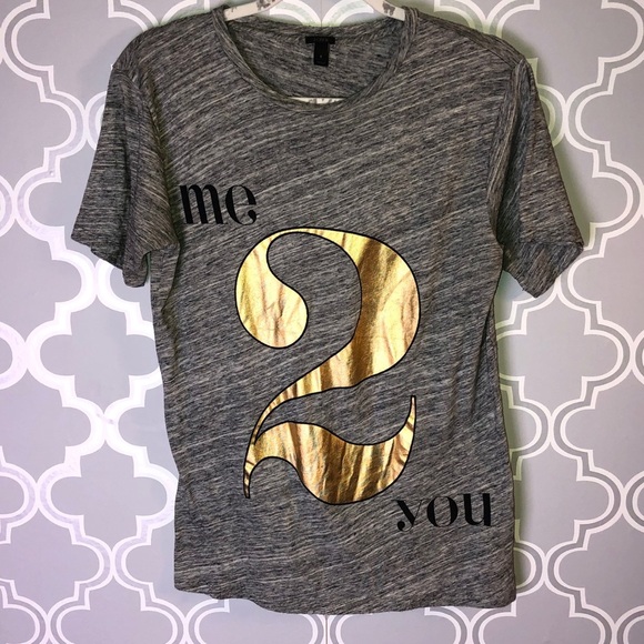 J crew tee Me 2 you - Picture 1 of 4